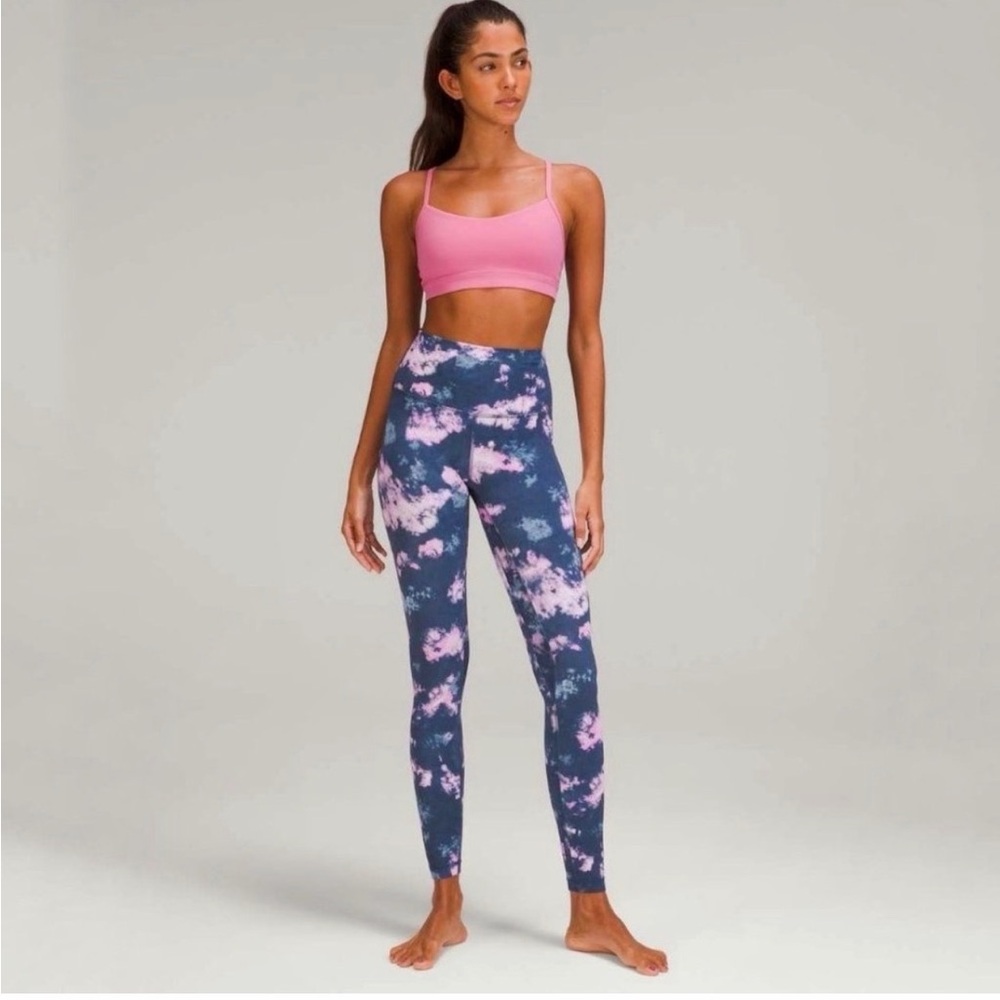 Lululemon Align High-Rise Pant 28” Leggings Circulate Tie Die Mineral Blue 6